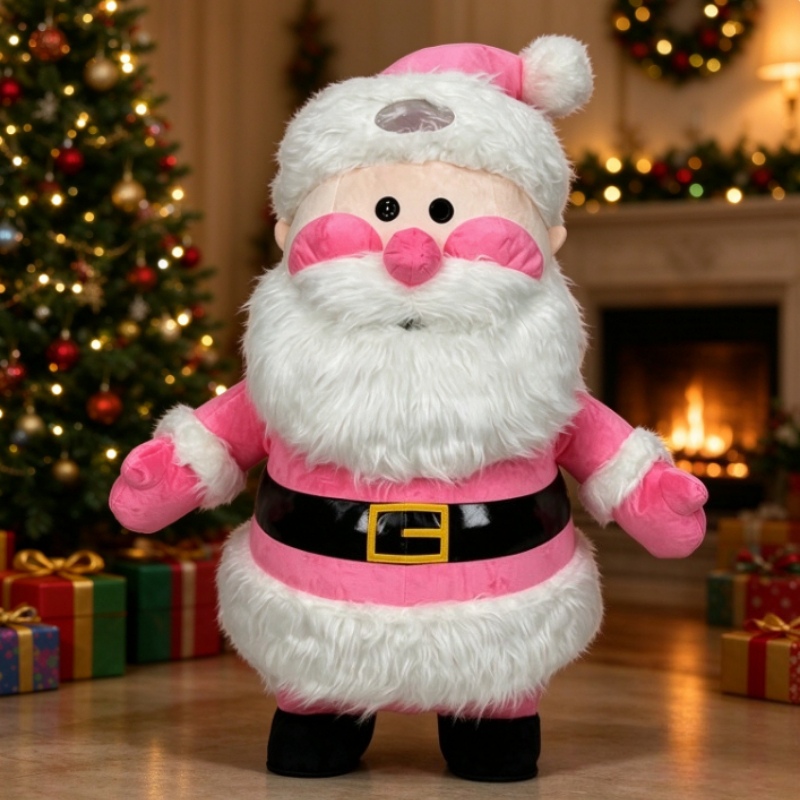 Event Party - Costume da Mascotte Gonfiabile di Babbo