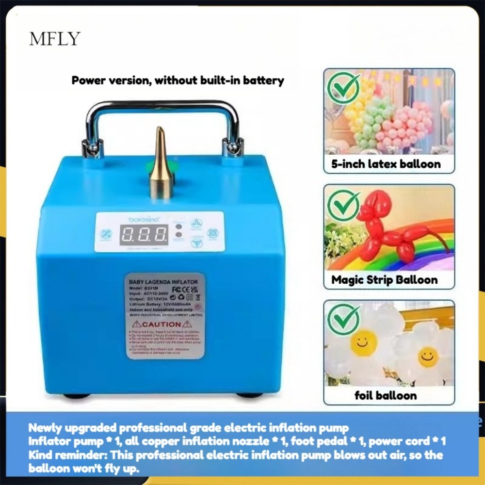 Balloon Pump Hand - Pompa Elettrica Multifunzione Portatile per Gonfiaggio