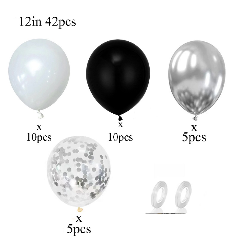42 pezzi argento nero bianco c - Balloon Pump Hand recensione e prezzo