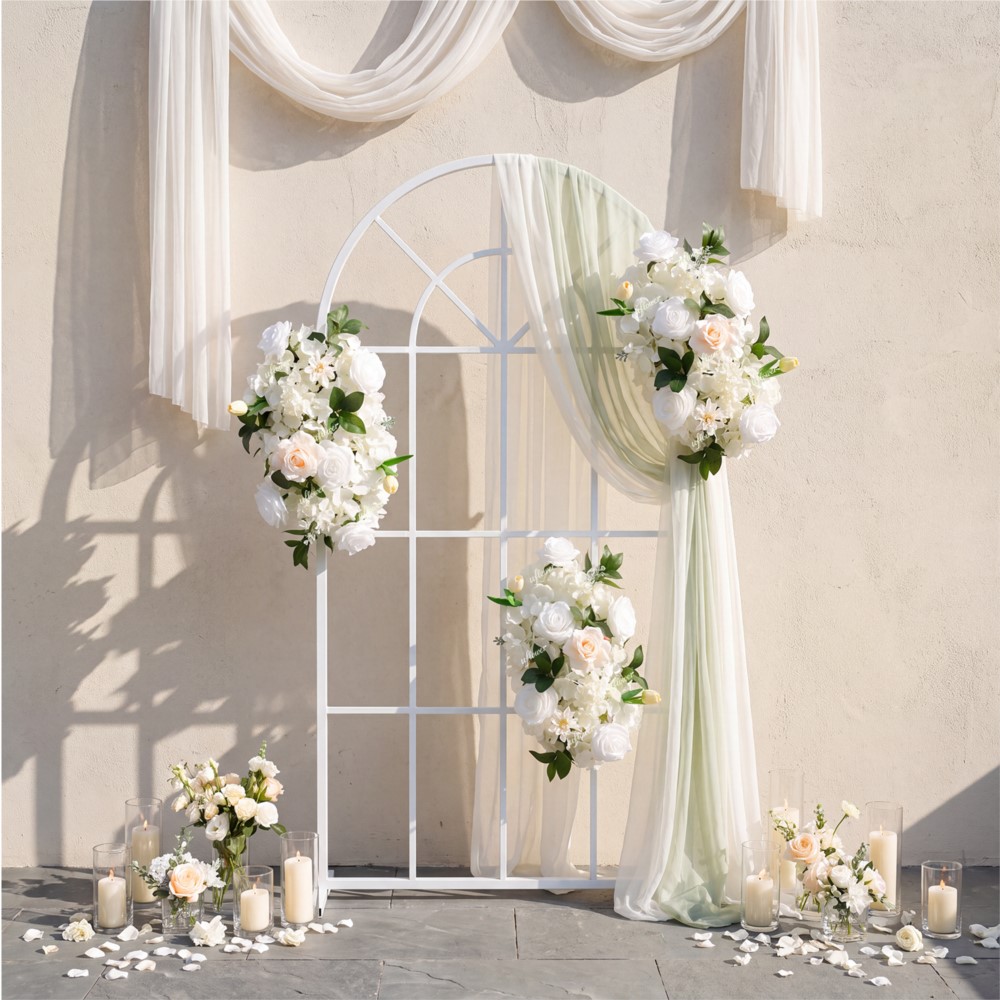 Uflower Rose Greenery Flower R - Flower Wall Panel recensione e prezzo