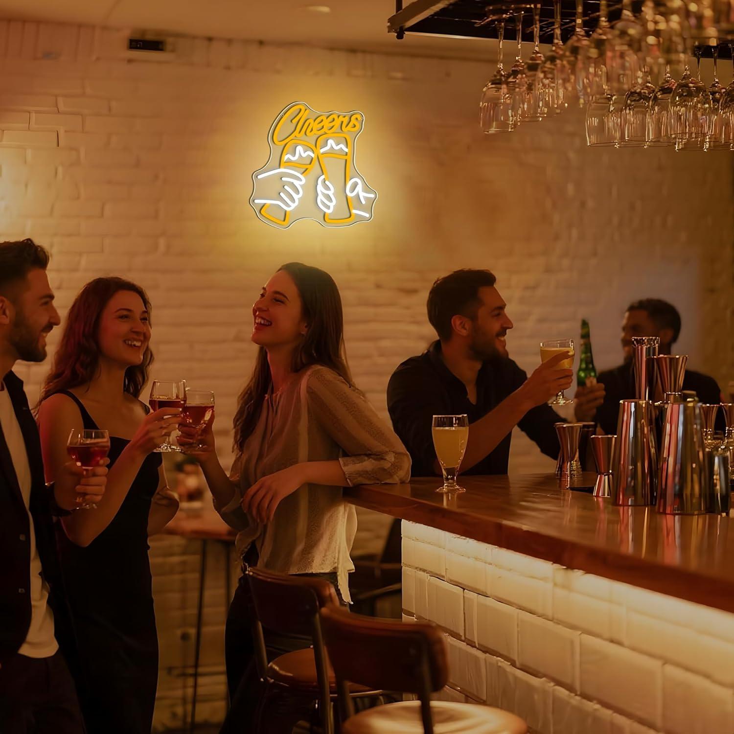 Insegna al Neon 'Cheers Cockta - Neon Sign Party recensione e prezzo